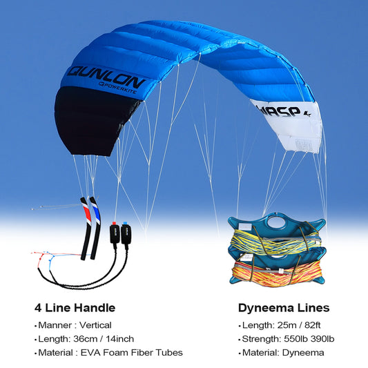 Professional 4~6㎡ 4 Line Power Traction Kite