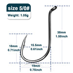 Lade das Bild in den Galerie-Viewer, 9KM Octopus Fishing Hook Sea Carp Fishing Lures Barbed Hooks Black 50~100Pcs Fishing Jig Worm Hooks Tackle Saltwater Freshwater
