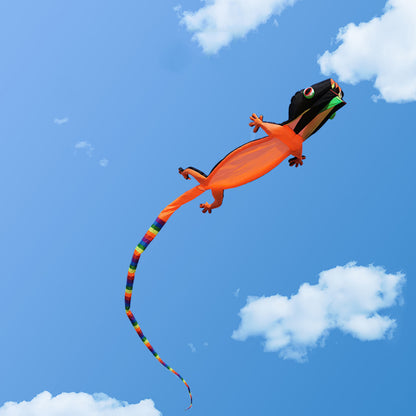 12m Giant Gecko Kite Single Line Soft Inflatable Kite 30D Ripstop Nylon with Bag