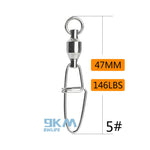 Load image into Gallery viewer, Ball Bearing Welded Rings Swivels with Cross Lock Snap
