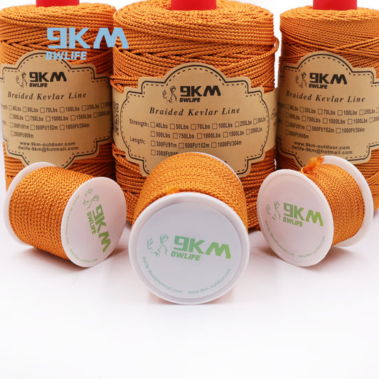 High Strength Orange Kevlar Line（On Spool）