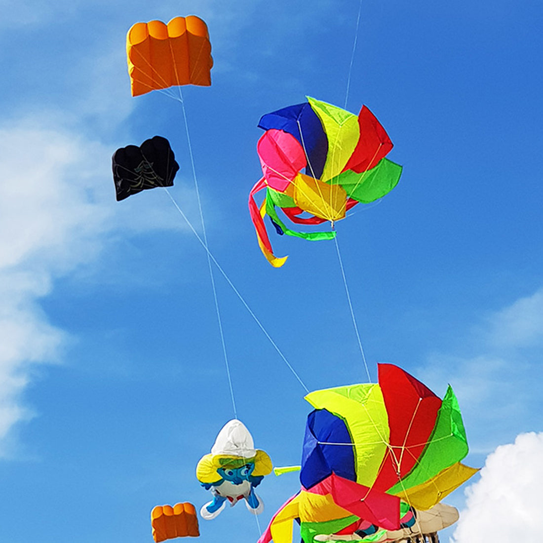 Rainbow Nylon Kite Api Pricing High Quality Windsock For Outdoor