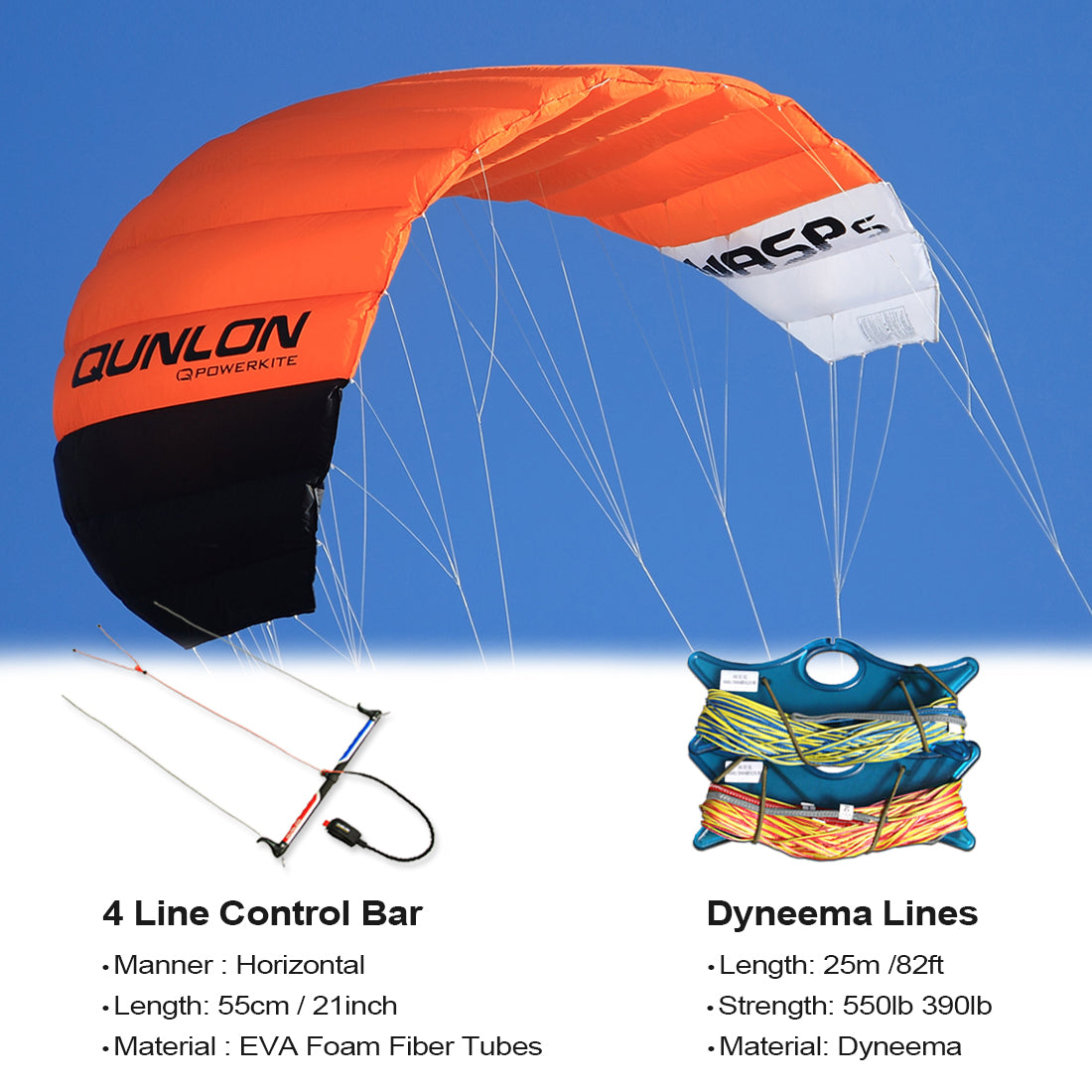 Professional 4~5㎡ 4 Line Power Traction Kite