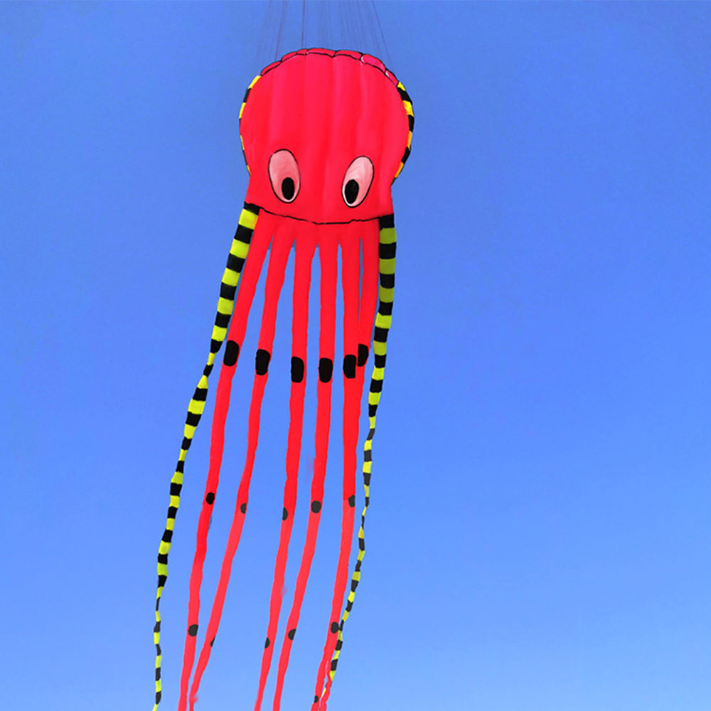 9KM 13color Big Octopus Kite 8m Large Single Line Soft Inflatable Kite