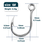 Lade das Bild in den Galerie-Viewer, 9KM Fishing Hooks 25Pcs Jig Hook Inline Carp Fishing Jigging Hook High Carbon Steel Saltwater Freshwater Fishing Accessories
