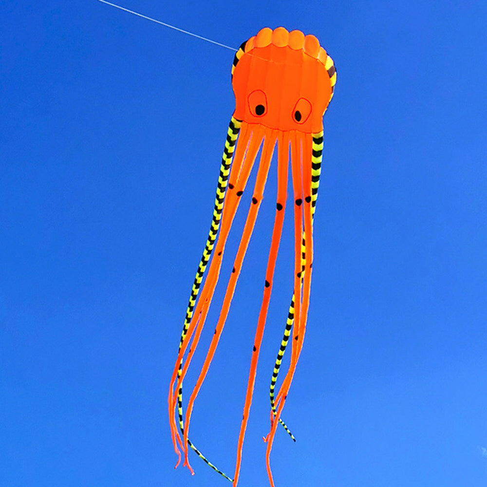 9KM 13color Big Octopus Kite 8m Large Single Line Soft Inflatable Kite