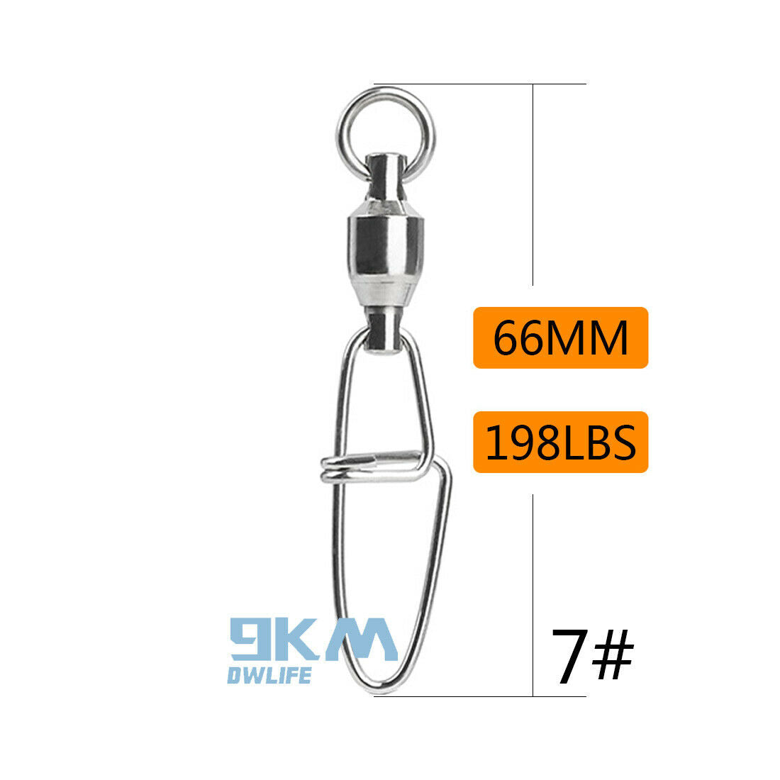 Ball Bearing Welded Rings Swivels with Cross Lock Snap