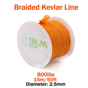 High Strength Orange Kevlar Line（Small Roll）