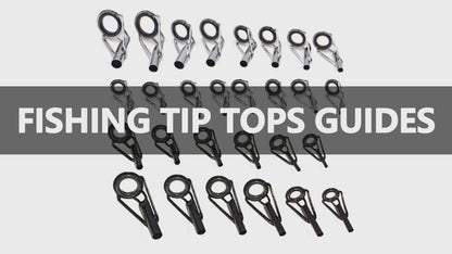 Stainless Steel Fishing Rod Guides Tips Top Casting