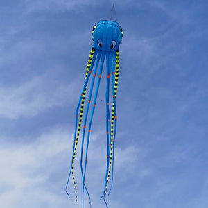 9KM 13color Big Octopus Kite 8m Large Single Line Soft Inflatable Kite