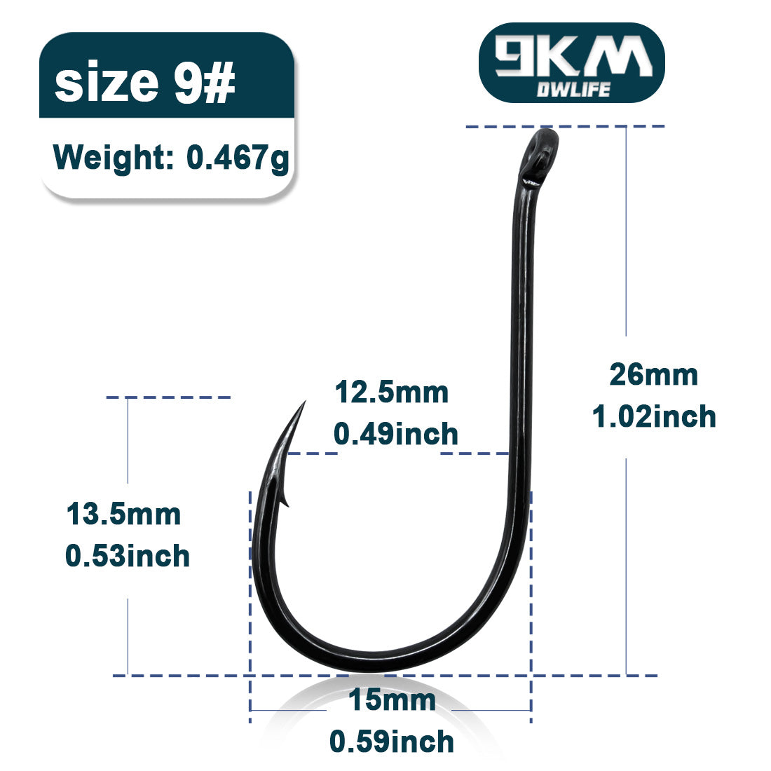 9KM Fishing Hooks 50~100Pcs Octopus Beak Hook Carp Fishing Jigging Hook Barbed Black High Carbon Steel Ice Fishing Accessories