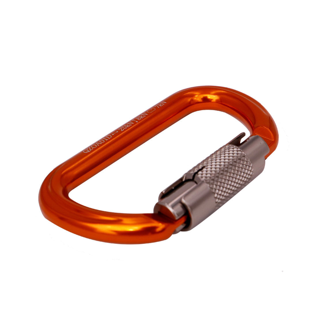 Aluminum Twist Locking Carabiner Oval Type