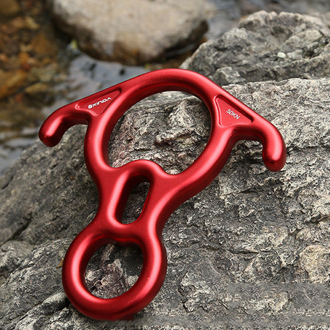 Horns Eight-shaped Ring Climbing Carabiner Descender