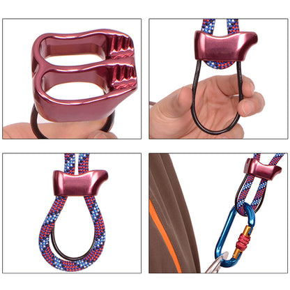 Belay Device Descender Climbing Rappelling Ropes