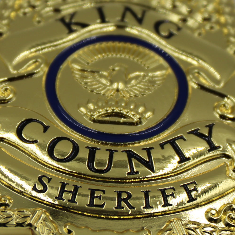 The Walking Dead King County Sheriff Badge Prop