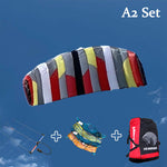 Load image into Gallery viewer, 3m² 4 Line Trainer Power Kite with Line and Bar Kiteboarding
