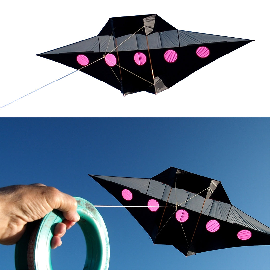 3.3M UFO Kite Single Line Kites