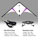 Load image into Gallery viewer, Freilein 2.15m Breeze Stunt Kite Ghost Dual Line Framed Kites Beach Sports Kite (Set : Wrist Strap+2x30mx50lb Flying Lines+Bag )
