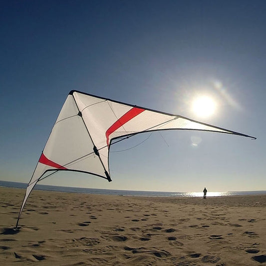 Freilein 2.15m Breeze Stunt Kite Ghost Dual Line Framed Kites Beach Sports Kite