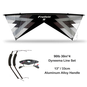 Hot Sale Freilein Windrider Ⅱ X 4 Line Stunt Kite Professional 2.42m Large Beginner Acrobatic Kite PC31 Handle + 4x30mx90lb Flying Lines + Bag