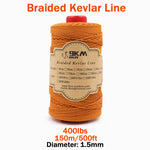 Load image into Gallery viewer, High Strength Orange Kevlar Line（On Spool）
