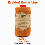 Lade das Bild in den Galerie-Viewer, High Strength Orange Kevlar Line（On Spool）
