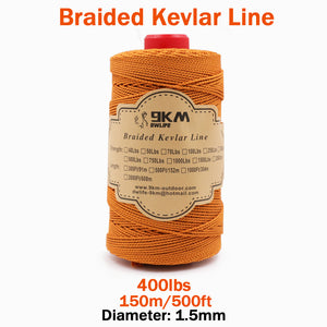 High Strength Orange Kevlar Line（On Spool）