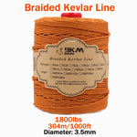 Lade das Bild in den Galerie-Viewer, High Strength Orange Kevlar Line（On Spool）
