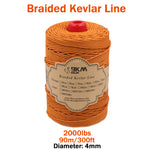 Lade das Bild in den Galerie-Viewer, High Strength Orange Kevlar Line（On Spool）
