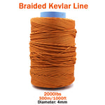 Lade das Bild in den Galerie-Viewer, High Strength Orange Kevlar Line（On Spool）
