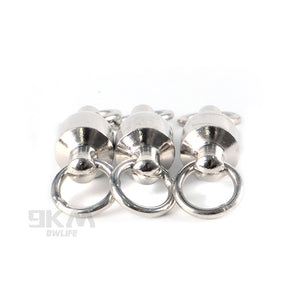 20pc/50pc Solid Ball Bearing Swivels Connector - 10 Sizes