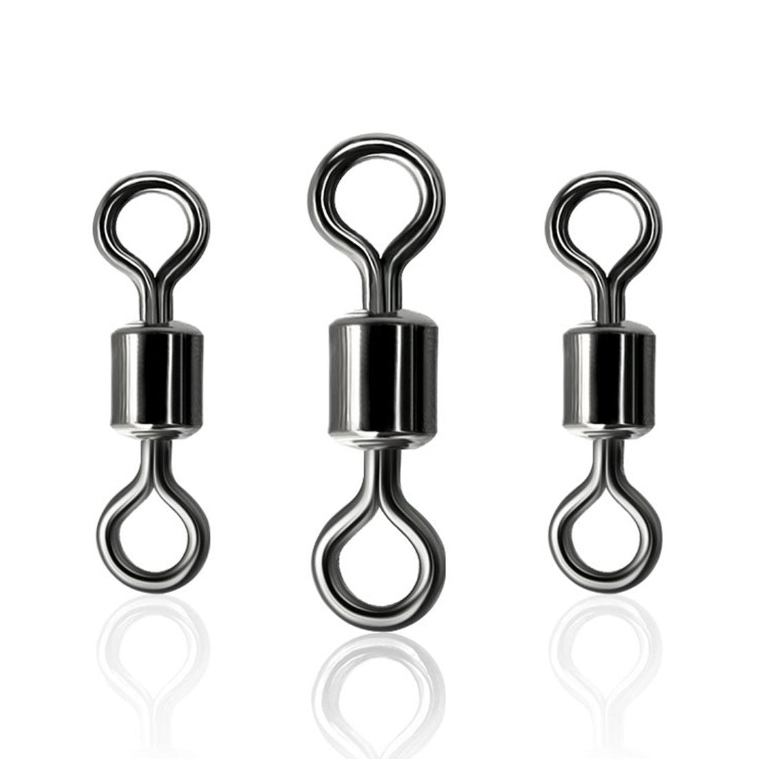 Fishing Barrel Bearing Rolling Swivel Solid Ring Connector