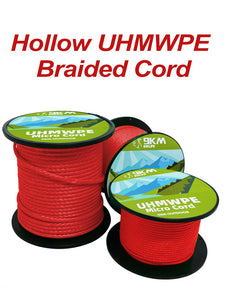 1.0~1.6mm UHMWPE Cord Hollow Braided Abrasion Resistance