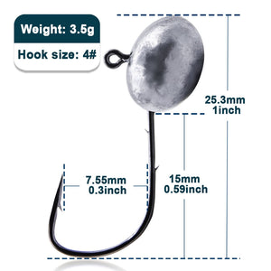 Rockfish Ajing Fishing Hooks 10~30Pcs Jig Head Hook Soft Worm Lure Carp Saltwater Fishing Hook Tackle Pike Trout Accessories
