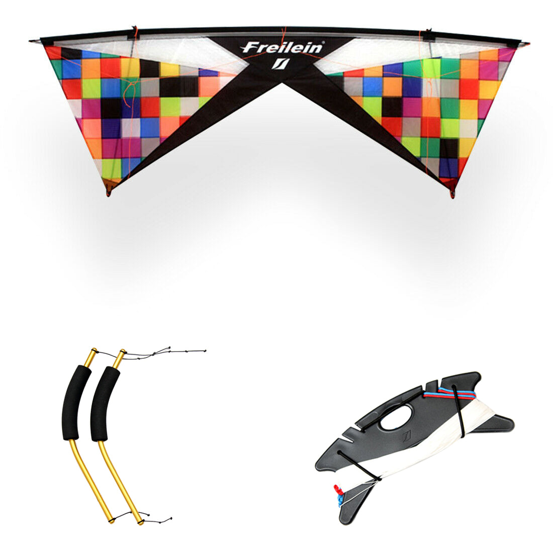 Freilein Mosaic 2.3m Dual Line Stunt Kite